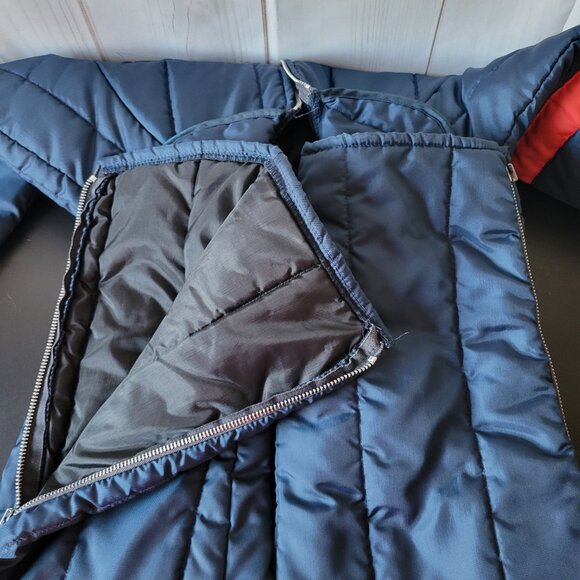 Vintage J C Penny Snowmobile Suit, Women’s M, Navy, One Piece zip closure EUC - Picture 8 of 14